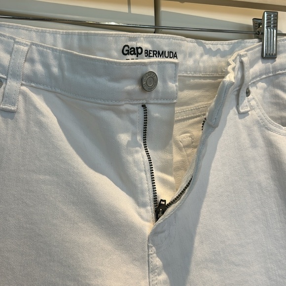 GAP White Bermuda Shorts Women Size 18 - Picture 11 of 13